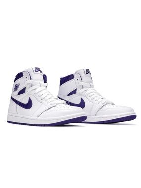 Nike Air Jordan 1 Retro High OG Court Purple CD0461-151 Women’s 9 Leather